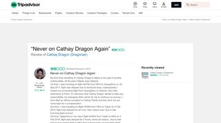
                            4. Never on Cathay Dragon Again - Review of Cathay Dragon ... - Remote Cathay Pacific Login