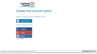 
                            5. New Account Registration - Auckland Council - Auckland Council Staff Portal