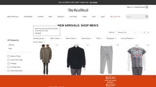 
                            8. New Arrivals: Shop Men's | The RealReal - Realreal Com Portal My Sales