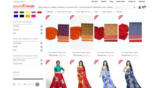 New Arrivals Women Ethnic Wear - Buy Latest ... - Peachmode - Www Peachmode Com Portal