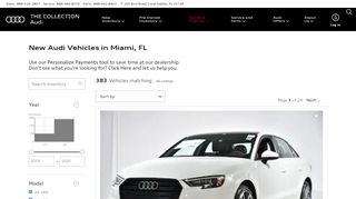 
New Audi For Sale in Miami, FL | Shop 2020 Audi Cars at The ...  
