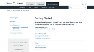 
                            1. New Customers: Getting Started - Exede - Exede Service Activation Portal