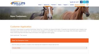 
                            3. New Customers - Phillips Pet Food & Supplies - Phillips Pet Supply Portal