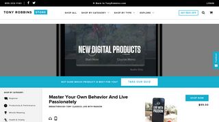 
                            1. NEW Digital Products – Tony Robbins - Tony Robbins | Store - Breakthrough University Tony Robbins Portal