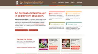 
                            10. New Directions in Social Work Series - Homepage - New Directions Web Portal