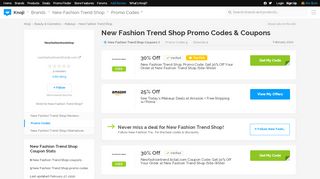 
                            8. New Fashion Trend Shop Promo Codes & Coupons - Tictail Com Portal