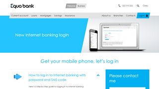 
                            3. New Internet banking login - Equa bank - Equabank Login