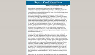 
                            7. New Jersey Department of Education - Report Card Narratives - NJ.gov - Brick Township High School Parent Portal