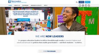 
                            7. New Leaders: Home - Teaching Leaders Platform Portal
