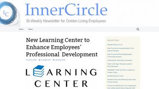 
                            7. New Learning Center to Enhance Employees' Professional ... - Golden Living Learning Center Portal
