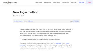New login method - Everyone Active - Everyone Active Payroll Login