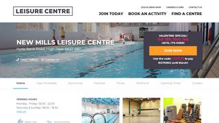 New Mills Leisure Centre - Gym | Swim | Classes ... - New Mills Leisure Centre Portal