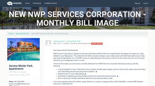 
New NWP Services Corporation - Monthly Bill Image | My ...  
