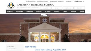 
                            5. New Parents - American Heritage School - Ahschool Plantation Portal