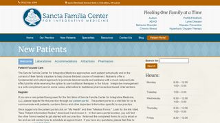 
                            2. New Patients - Sancta Familia Center for Integrative Medicine - Sancta Familia Patient Portal