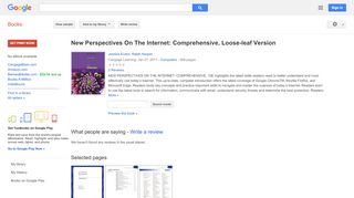 
                            5. New Perspectives On The Internet: Comprehensive, Loose-leaf ... - American Apparel Webmail Portal