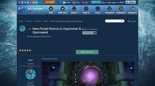 
                            6. New Portal Rooms in Orgrimmar & Stormwind - News - Icy Veins Forums - Portal Trainer Stormwind