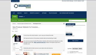 
                            8. New Producer Website For Foresters.... - Insurance Forums - Foresters Agent Portal