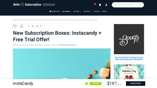 
                            5. New Subscription Boxes: Instacandy + Free Trial Offer! - hello ... - Instacandy Portal