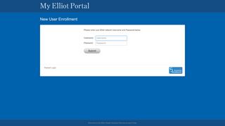 
                            3. New User Enrollment - My Elliot Portal - Elliot Remote Access Portal