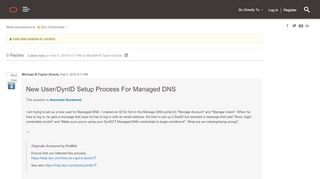 
                            7. New User/DynID Setup Process For Managed DNS | Oracle Community - Dynid Portal