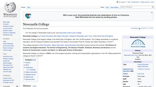 
                            4. Newcastle College - Wikipedia - Newcastle College Student Portal