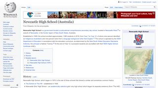 
                            7. Newcastle High School (Australia) - Wikipedia - Wollumbin High School Moodle Login