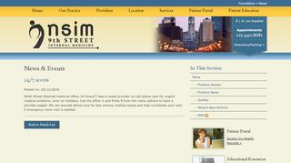 
                            4. News & Events - Ninth Street Internal Medicine - Nsim Patient Portal