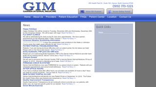 
                            5. News - Garner Internal Medicine - Garner Internal Medicine Patient Portal