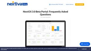 
NextOS 3.0 Beta Portal: Frequently Asked Questions - Nextiva
