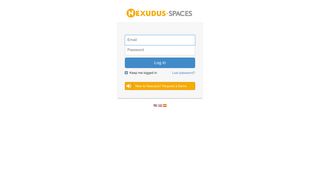 
Nexudus Spaces - Log in  
