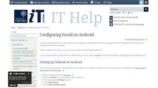 
                            9. Nexus365: Configuring your email on Android | IT Services ... - Oucs Nexus Email Portal