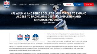 
                            8. NFL Alumni and Peirce College Join Forces to Expand Access ... - Peirce Edu Portal