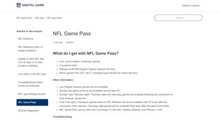 
                            2. NFL Game Pass – NFL Digital Care - Nfl Game Pass Portal Free 2017