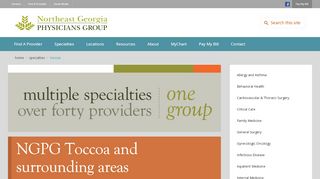 
                            2. NGPG Toccoa Clinic - Northeast Georgia Physicians Group - Patient Portal Lavonia Clinic