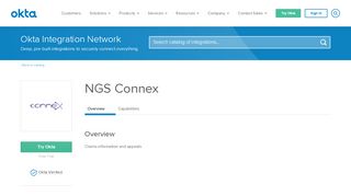 
NGS Connex | Okta  
