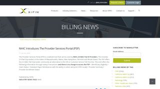 
                            2. NHIC Introduces The Provider Services Portal (PSP) | XIFIN - Nhic Provider Services Portal