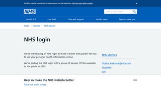 
                            4. NHS login - NHS - Nhs Nhs Mail Portal