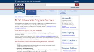 
                            6. NHSC Scholarship Program Overview | NHSC - Nhsc Scholarship Portal