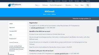 
                            7. NHSmail - GP Website - Nhs Nhs Mail Portal
