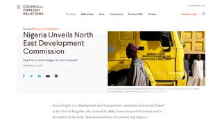 
                            6. Nigeria Unveils North East Development Commission - Pcni Login