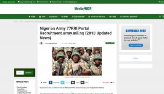 
                            4. Nigerian Army 77RRI Portal Recruitment.army.mil.ng (2018 Updated ... - 77rri Portal