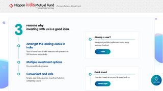 
NIMF Login Online - Quick Invest - Reliance Mutual Fund  
