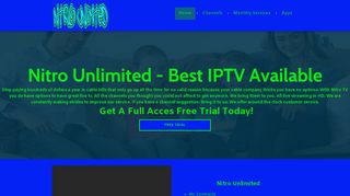 
Nitro Unlimited - Premium IPTV Service For All Users
