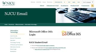
                            7. NJCU Email | New Jersey City University - Njcu Blackboard Portal