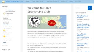 
                            3. Norco Sportsman's Club - Norco Country Club Portal