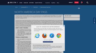 
North America Day Pass : Delta Air Lines
