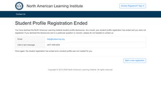 
                            2. North American Learning Institute - North American Learning Institute Portal