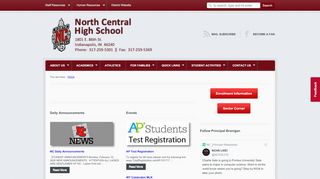 
                            8. North Central High School » - Skyward Portal Washington Township
