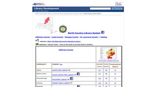 
                            7. North Country Library System : Find Your Public Library in ... - North Country Library System Portal